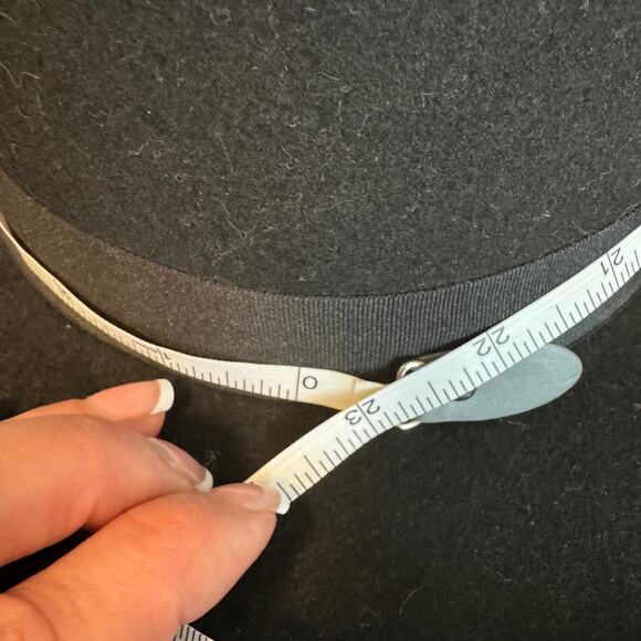 Levi's Boho Style Black Wool Wide Brim Fedora Hat - Picture 11 of 13